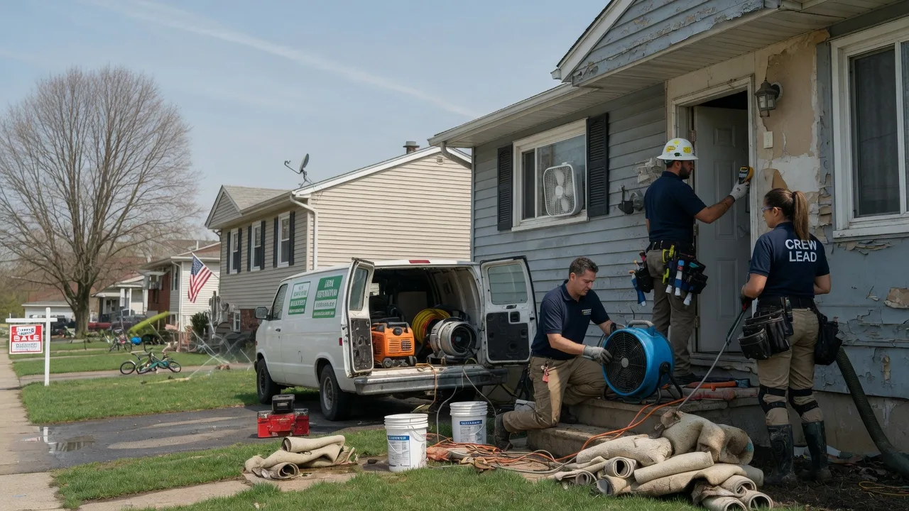 Flood Cleanup in Claridge, PA near me